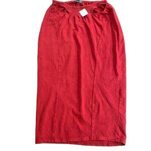 Fashion Nova NEW Red bodycon plus size 1X skirt